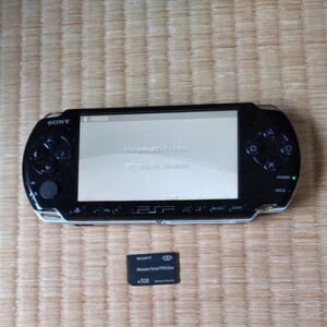 SONY PSP-3000 PSP本体おまけソフト3枚ピアノブラック