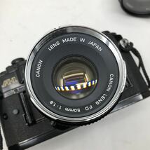 CANON キャノン A-1　FD 50mm 1:2 FD 50mm 1:4 通電のみ　不動　部品取り　ジャンク品　3台まとめ_画像4