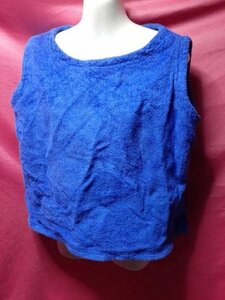 USED towel ground tops size LL navy blue series 