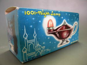 当時物 60's ★★Night Lamp 照明器具 !! セクシームードランプ Aladdin's magic lamp ホンコン製 卓上ライト ★★未使用 デッドストック品