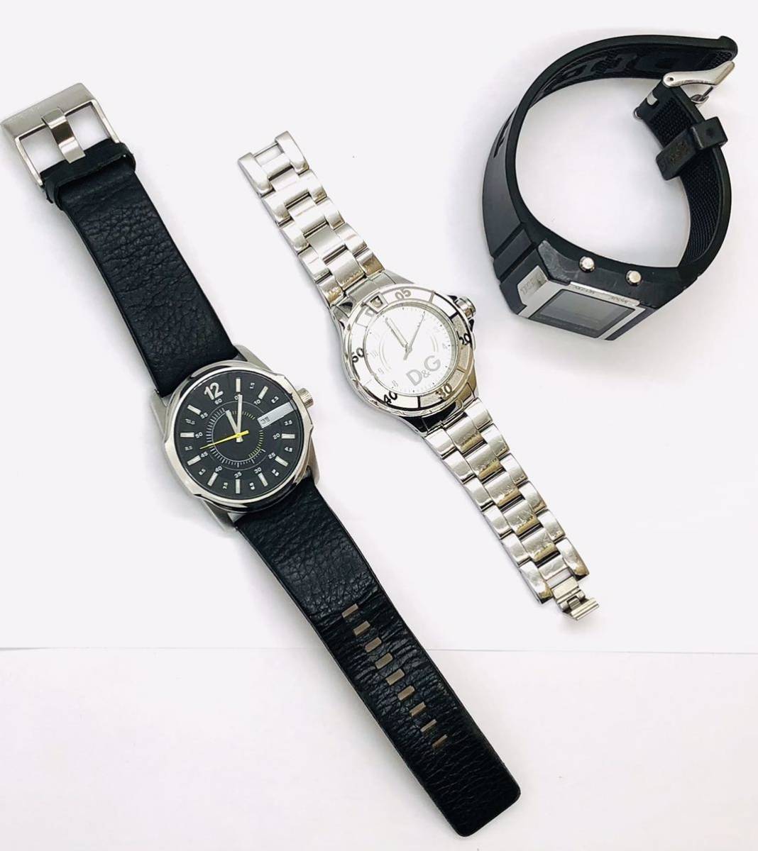 ディーゼル 腕時計 まとめ売り 4点セット クォーツ ステンレス ジャンク 腕時計(アナログ) - maquillajeenoferta.com