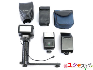 カメラ用 ストロボ 3個セット Canon スピードライト 300EZ/サンパック auto122 汎用ストロボ/National autopana PE-3066G ハンドストロボ