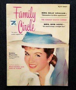 1957年 Family Circle magazine デビー・レイノルズ Debbie Reynolds/Maxine McCaffrey/アンティーク・アメリカン/食品 広告/料理 レシピ