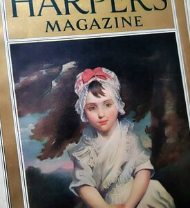 1924年 Harper's Monthly magazine ジョシュア・レノルズ Sir Joshua Reynolds/Georgiana Augusta Frederica Elliott/ファッションフォト