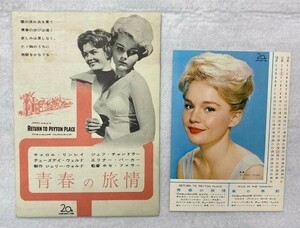 *M1554 映画チラシ「青春の旅情」２種セット　1961年公開　ホセ・ファーラー、キャロル・リンレイ、エリノア・パーカー