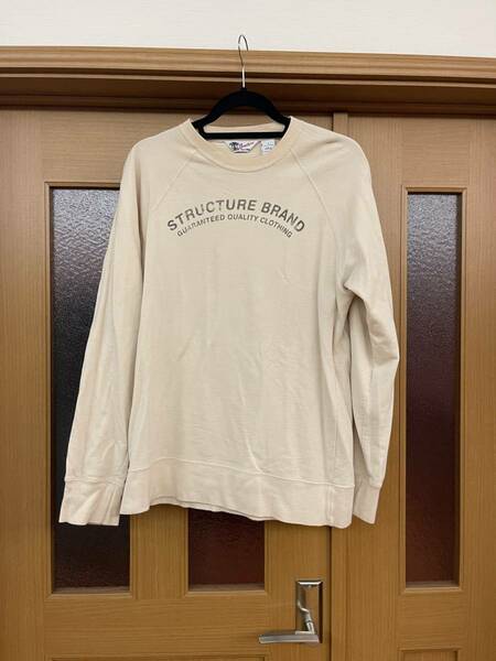 値下げ交渉 承ります Structure Brand mens　トレーナー　Ｓ ストラクチャー