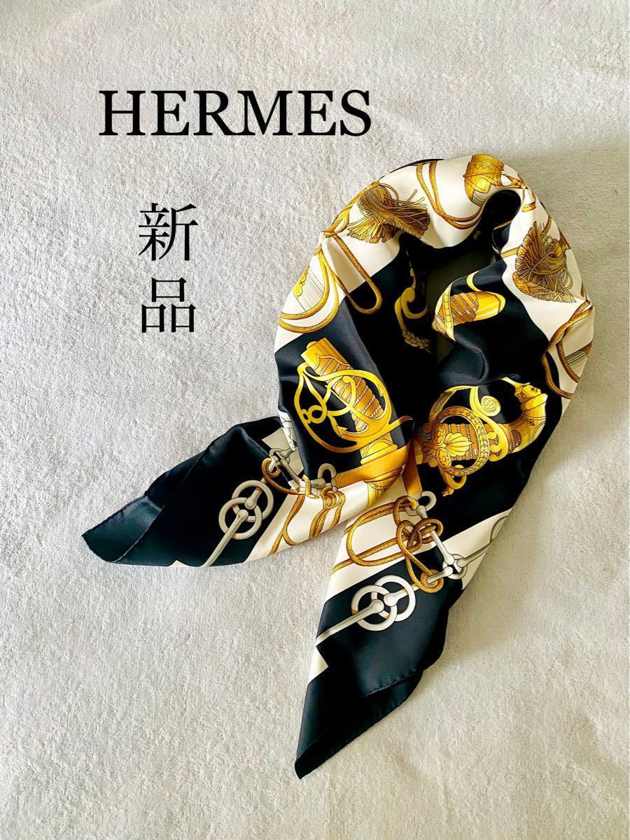 即決☆HERMES エルメス カレ 90 スカーフ GRANDE TENUE 馬の礼装 レア