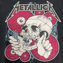 パスヘッド pushed メタリカ metallica 半袖Tシャツ 黒 Sサイズ UT_画像1