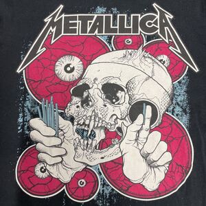 パスヘッド pushed メタリカ metallica 半袖Tシャツ 黒 Sサイズ UT