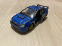 コナミ　国産車名鑑 第1巻　No.004 　1/59　スバル インプレッサWRX 2005 ジャンク_画像1