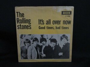 ７インチ★ROLLING STONES★It's All Over Now UK Open Decca オリジナル エクスポート仕様 PS付
