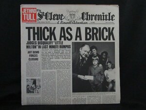 JETHRO TULL★Thick As A Brick UK Chrysalis オリジナル 1st Press 新聞ジャケ