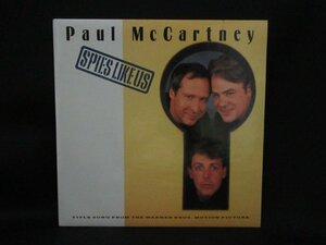 ７インチ★Paul McCARTNEY★Spies Like Us UK Parlophone オリジナル プロモ 美品