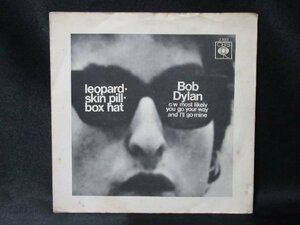 ７インチ★Bob Dylan★Leopard Skin Pill Box Hat UK CBS オリジナル