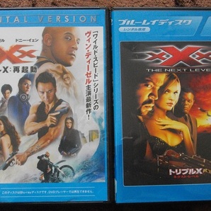 「トリプルX:再起動 」 「トリプルX ネクスト・レベル」 レンタル版 ブルーレイ 2本セット 中古 送料無料 br285