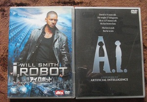 「アイ・ロボット」 「A.I.」 　　中古 DVD　２本セット　 　 　 送料無料　　623