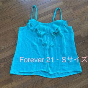美品!Forever 21☆シフォンキャミ・S