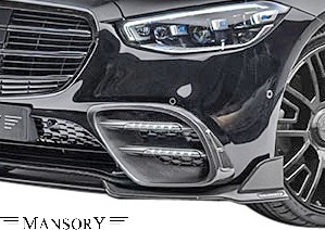 【M's】W223 前期 ベンツ Sクラス AMGライン (2021y-) MANSORY フロント エアインテイク Type2 ／／ マンソリー エアロ 外装 223-102-121