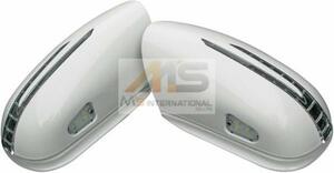 [M's] Benz W220 W215 previous term (-02y) latter term LOOK LED door mirror cover ( white ) left right 2399