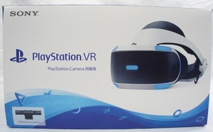 213★SONY PlayStation VR CUHJ-16003 VRゴーグル・VRヘッドセット PS4 プレイステーション Camera同梱版★5423N7　/1ｂ