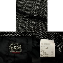 【S2196】【極美品】【定価61,950円】Rags McGREGOR ラグスマックレガー ダッフルコート ウールコート シルク混 サイズL_画像9