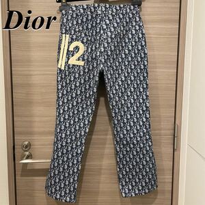 Christian Dior Christian Dior Toro ta- Logo total pattern Denim pants domestic . surface shop buy 