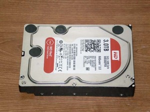 ★ 3TB ★ Western Digital Red 【　WD30EFRX　】 良品 ★73C