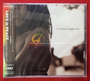 CD LOVE & PEACE 40 Smokin' Reggae Hits WPCR-11726 未開封品 当時モノ 希少　C91