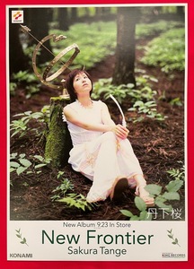 B4サイズポスター 丹下桜／New Frontier CD 購入特典用 非売品 当時モノ 希少　B3278