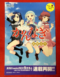 かんなぎ 武梨えり 連載再開お試し読み小冊子 非売品 当時モノ 希少　A3094