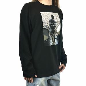 新品 オアシス oasis リアム 90年代 ブリットポップ UKロックバンド ライブ ヴォーカル ロンT 長袖 Tシャツ Lサイズ 男女兼用 ユニセックス