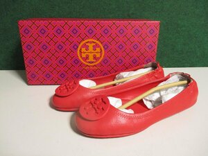 あ244　TORY BURCH/トリーバーチ フラットシューズ MINNIE TRAVEL BALLET バレエシューズ レザー　サイズ6.5