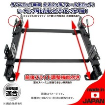 フルバケ用シートレール トヨタ MR-2 SW20 助手席 STDタイプ ダブルロック T031LD-2P 日本製 レカロなど_画像2