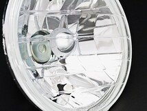 丸目2灯式ヘッドライト セルボ SS40型 2個セット ガラス製 セミシールドビーム 2灯丸型 LED ポジション付 汎用_画像6