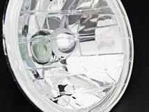 丸目2灯式ヘッドライト RX-7 SA22C 2個セット ガラス製 セミシールドビーム 2灯丸型 LED ポジション付 汎用_画像6