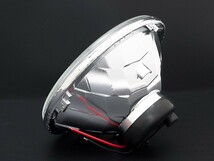 丸目2灯式ヘッドライト RX-7 SA22C 2個セット ガラス製 セミシールドビーム 2灯丸型 LED ポジション付 汎用_画像7