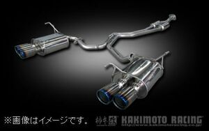 自動車関連業者直送限定 柿本 カキモト マフラー Class KR Dualセンター付 SUBARU スバル WRX S4 VAG 2.0 ターボ (B71354W)