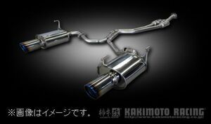 自動車関連業者直送限定 柿本 カキモト マフラー Class KR SUBARU スバル レヴォーグ 4WD VM4 1.6 ターボ (B71353W)