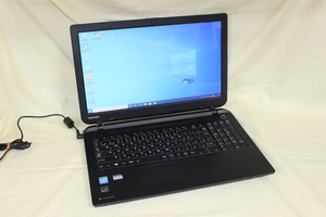 中古ノートパソコン 東芝 dynabook BB15/MB Windows10 Celeron 4GB 500GB 15.6inchワイド HD テンキー付 Bluetooth・カメラ内蔵 OS有 代引