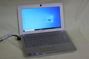 中古ノートパソコン SONY VAIO VPCW12AKJ Windows10 Atom 2GB SSD64GB 10.1inchワイド カメラ内蔵 OS有 代引き可