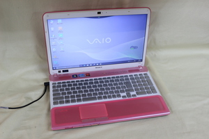 中古ノートパソコン SONY VAIO VPCCB19FJ Windows10 COREi5 4GB 500GB 15.5inchワイド HD テンキー付 OS有 代引き可