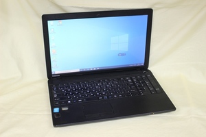 中古ノートパソコン 東芝 dynabook Satellite B Windows10 COREi3 4GB 500GB 15.6inchワイド HD Bluetooth・カメラ内蔵 テンキー付 OS有