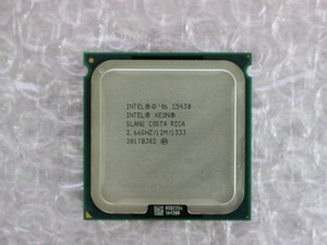 インテル Xeon プロセッサー E5430 12M キャッシュ 2.66 GHz 1333 MHz FSB SLANU