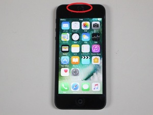 ジャンク Apple iPhone5 au 16G ブラック アップル A1429 動作確認済