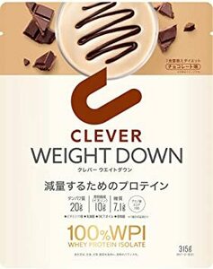 クレバー WPI ホエイプロテイン ウエイトダウン チョコレート味 315g（約7〜21回分）