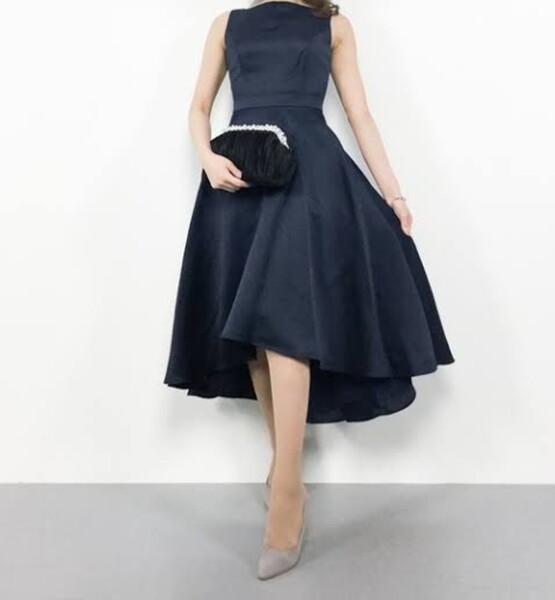 試着のみ DRESS LAB ミディアムヘムスカートドレス 2点セット