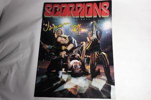 SCORPIONS/スコーピオンズ/1985年/パンフレット/JAPAN TOUR/来日公演/古本/program