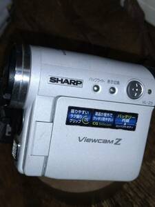 クリア　SHARP シャープ　miniDV 　デジタルビデオカメラ 　VL-Z5-W　ゴミとして