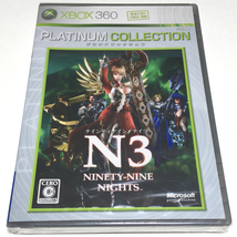 ■【新品未開封】ナインティナインナイツ　Xbox360　プラチナコレクション　NINETY-NINE NIGHTS　N3　ナイティナイン　NINETYNINE KNIGHTS_画像1