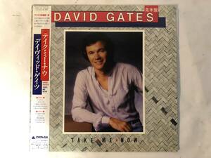 20319S 帯付 見本盤 12inch LP★デイヴィッド・ゲイツ/DAVID GATES/TAKE ME NOW★25RS-137